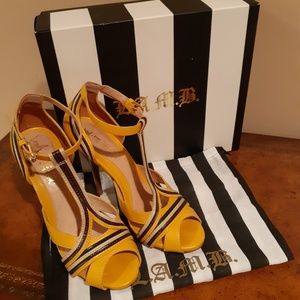 L.A.M.B. Leather Sandals